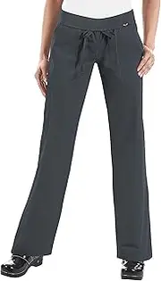 KOI Women's Morgan Ultra Comfy Yoga-Style Cargo Scrub Pants with Rib-Knit Waist