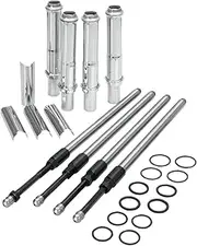 AP02 Compatible with Harley-Davidson Twin Cam 1999-2017 Adjustable Pushrods & Push Rod Cover Kit