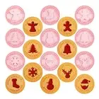 9pcs Cookie Cutter Easy to Clean Make Cookies Santa Claus Christmas Elk Biscuit