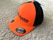 Columbia PHG trucker cap flexfit L/XL orange
