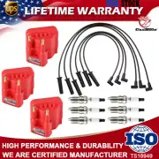 NEW For Chevrolet Impala MonteCarlo DR39 3x Ignition Coil & Spark Plug & Wireset (for: Chevrolet)