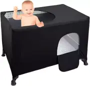 Yuedefly Crib Blackout Cover, Slumber Pod for Playard, Portable Foldable Brea...
