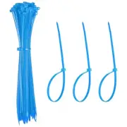Zip Ties Plastic Cable Ties, Wire Tie 12 Inch - (100 Pack, Blue)