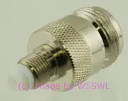 FME Female to N Female Coax Connector Adapter by W5SWL
