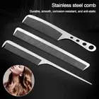 Stainless Steel Anti Static Comb Ultra-thin Metal Barber Comb Barber