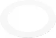 uxcell 3.8" ID 5.2" OD Light Trim Ring, White Goof Ring Matte Circular Light Cover Lighting Fixture for Ceiling Wall Recessed Can Downlights