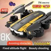 T6 Drone 8K Professional HD Dual Camera Obstacle Avoidance Remote Control