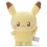 Pokemon Pokepeace Pikachu Fluffy Plush Toy 22cm Tall TAKARA TOMY A.R.T.S