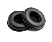 Replacement Ear Pads PU Leather Ear Cushions Replacement for EDIFIER/Yamaha/ATH/MDR Headphone Ear Pads 80mm Black