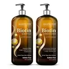 Biotin Shampoo & Conditioner Set W DHT Blocker Hair Grow Sulfate Free16 Fl Oz Ea