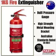 Fire Pro 1kg Dry Powder Fire Extinguisher With Mounting Bracket