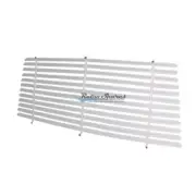 WHITE REAR VENETIAN BLIND AUTO SHADE FOR VOLKSWAGEN TRANSPORTER / KOMBI 1968 (for: Volkswagen)