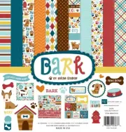 Echo Park - Bark - 12x12 Collection Kit Scrapbook Papers + Stickers Puppy Dog