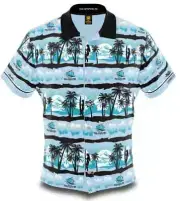 Cronulla Sharks NRL Mens Hawaiian Shirt Sizes S-5XL BNWT