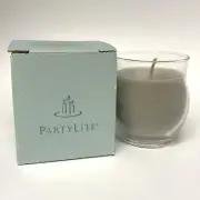 PartyLite Bestburn Mini Barrel Jar Candle 3.7 oz Silver Birch Fig G33851 Retired