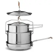 Primus CampFire Cooking set stainless steel all-in-one hiking camping cookware