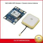 NEO-M8N GPS Module + Ceramic Active Antenna Flight Control Positioning Module
