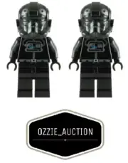 Lego Star Wars Tie Fighter Pilot Lot of 2 Minifigure [8087 7958]