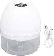Electric Mini Garlic Chopper Mincer, 250ml Cordless Multi Functional Kitchen Vegetable Onion Portable Food Processor, Easy Storage and Portability Great for Baby Complementary