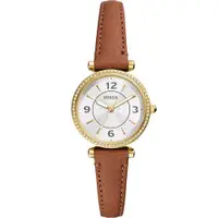 在飛比找ETMall東森購物網優惠-FOSSIL 錶 Carlie系列 優雅晶鑽皮帶女錶-ES5