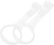 Toyvian 2pcs Baby Bed Pull Ring Play Pen Handles Playpen Handles to Pull Nursery Ring for Easy Setup