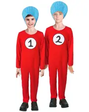 Red Thing Jumpsuit Boys Costume