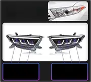 Car Headlights Compatible for Highlander 2012-2014 LED Car Lamps Daytime Running Lights Dynamic Turn Signals