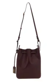 SAINT LAURENT Leather Bucket Bag