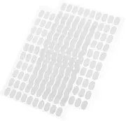 GANAZONO Nail Art Tools French Nail Extension Stickers French Tip Guide Adhesive Dots Double-Sided Adhesive 2 Sheets