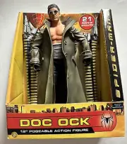 VINTAGE SPIDER-MAN 2 MOVIE DOC OCK 12" POSEABLE ACTION FIGURE TOYBIZ NEW 2004