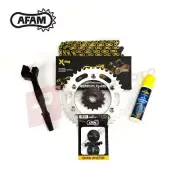 AFAM X-ring Gold Chain and Sprocket Kit to fit BMW S1000RR HP4 (525 OE) 17-18