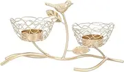 [EMAFORO] 1Pcs Candle Holder Bird Tealight Holder Decorative Candlestick Holder for Study Bedroom Exhibition Hall Birthday Presents
