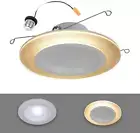 Recessed LED Trim 5/6 Inch Retrofit Module, 1000 Lumens, Selectable CCT