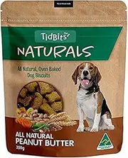 Tidbits Tasmanian Peanut Butter Dog Treats, 350g