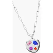 Birthdate Co. The October Birthdate Silver Pendant in October 24Th - Silver at Nordstrom