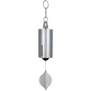 Heroic Windbell Wind Chime for Outside 40" Large Grey,Deep Tone Sound, Outdoo...