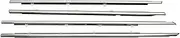 Door Seal Strip Car Side Window Weatherstrip Sealing Trims Chrome Glass Sealant Strip, for Accord 2008-2012 American US