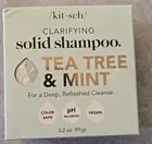 NEW Kitsch Clarifying Shampoo Bar Tea Tree & Mint 3.2oz – Deep Cleansing Formula
