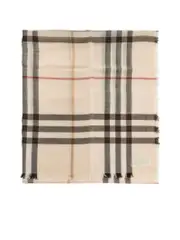 Burberry Pure Wool Checked Scarf