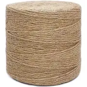 500Ft 3mm Natural Jute Twine String Rope for Crafts Gift Wrapping Packing