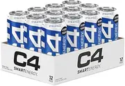 Cellucor C4 Smart Energy Drink 473ml x 12 Pack Icy Blue Razz