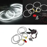 4Pcs 8000K Xenon CCFL Angel Eyes Halo Rings Lights Lamp For BMW E36 E39 E46
