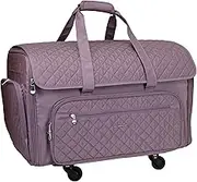 'Everything Mary XXL Sewing Bag on Wheels - Roomy Tote with Patent-Pending Design, 30'' x 18'' x 20'', Durable Polyester, Adjustable Compartments, Easy-Transport Handles & Wheels'