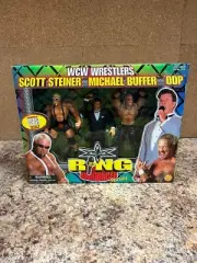 WCW Ring Annoucer Series Scott Steiner, DDP, and Michael Buffer RARE!