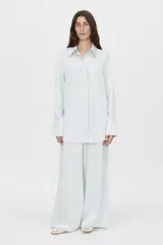 Cyphre Wide Leg Pant in Pearl White - CAMILLA AND MARC® C&M