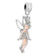 Fairy Charm Bead for Snake Chain Bracelet – Tinkerbell Design with