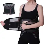 Fruusv Running Back Brace | Protective Belt Running Fitness Waist Protector - Ergonomic Waist Trainer Brace, Sports Girdles Band for Boxing, Weightlifting, Climbing