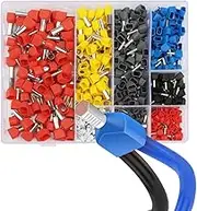 750pcs Twin Wire Ferrules Kit Wire Terminal Ferrules Crimp Connector Twin Ferrules Dual Bootlace Ferrule Teminator Kit