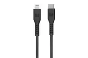 Monster 2M MFI-Certified Lightning to USB-C Charging Sync Cable For iPhone BLK