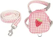 PENIKOKO 1 Set Outdoor Dog Leash and Harness Cute Backpack Design for Breeds for Walking and Durable and Comfortable for Daily Use